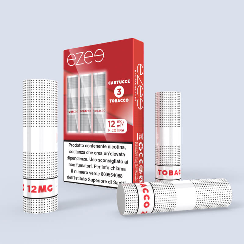 Ezee Cartucce Tabacco 12mg/ml - 3 pezzi